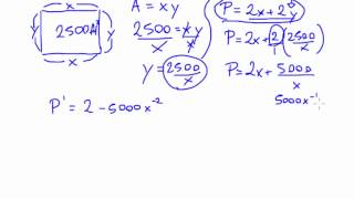 Optimization (Calculus) - Rectangle Question