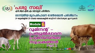 'പശു സഖി' പരിശീലനം : മൊഡ്യൂള്‍ 6 -   റൂമിനന്റ് പ്രത്യുൽപ്പാദന സൂചകങ്ങൾ (പാർട്ട് 2)