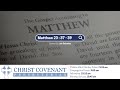 Matthew 23 : 37 - 39