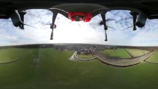 Kortenhoef en 's-graveland in 360 view vanaf een drone