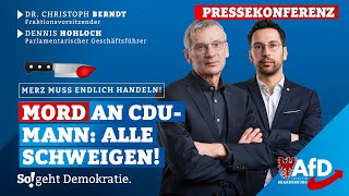 🩸 Mord an CDU-Mann in Beelitz: Alle schweigen - wir nicht!