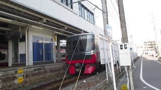 名鉄3310f普通須ヶ口行き国府宮駅発車