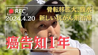 癌告知から1年が経ちました。そして新たな転移が…