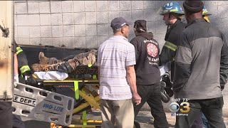 Man Injured After Fire Escape Collapses In Brewerytown