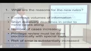 E-Discovery- Privilege