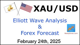 XAUUSD Elliott Wave Analysis | Gold Analysis | February 24, 2025 | XAUUSD Analysis Today