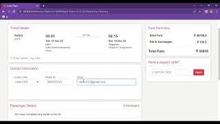 Airline Management System in Python Django