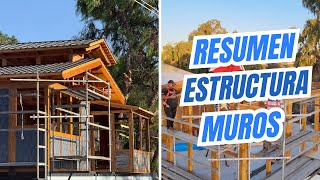 CARPINTERO construye CASA de MADERA con ENSAMBLES - Parte 1