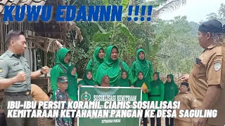 KUWU EDAN‼️KEDATANGAN IBU-IBU PERSIT KORAMIL CIAMIS KE DESA SAGULING || ADA APA?