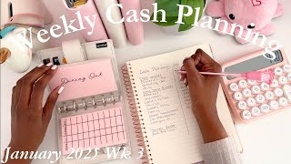 $410 | Weekly Cash Planning | Jan 2025 | Single Mom