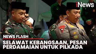 Kapolri dan Panglima TNI Gelar Selawat Kebangsaan di Semarang Jelang Pilkada