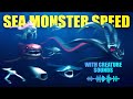 3D Sea Monster Speed Comparison | BLOOP vs EL GRAN MAJA vs JULIA