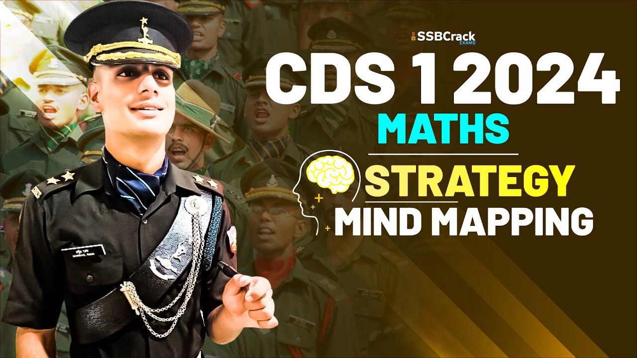 CDS 1 2024 Exam Maths Complete Strategy & Mind Mapping - YouTube