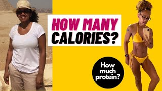 How to calculate your calories and macros for menopause weight loss over 40.