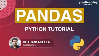 Pandas Python tutorial | Python Tutorial for Beginner | Python Programming | Great Learning