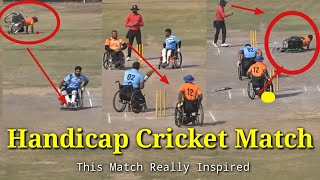 Cricket Highlights | handicap cricket match | India Disabled Cricket Team | Wheelchair Cricket