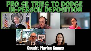 Pro Se Tries to Dodge Deposition With Bogus Emergency — Fails Miserably!