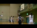 中学女子バスケット　越谷市春季大会　後半