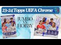 Hobby vs Jumbo!  Comparing the 23/24 Topps Chrome UEFA releases!