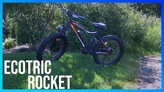 Ecotric Rocket electric fat tire bike Unboxing and Assembly