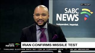 Iran confirms that it carried out another missile test