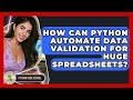 How Can Python Automate Data Validation For Huge Spreadsheets? - Python Code School