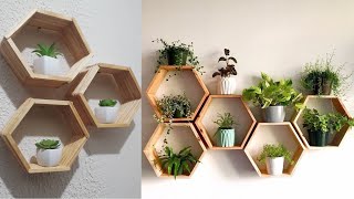 Cara Mudah Membuat Rak Hexagon Dari Stik Es Krim | Hiasan Dinding dari Stik Es Krim