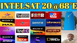 intelsat 20at68°E 4 feet Dish setting !!intelsat 20 new update@intelsat 68e channel list today