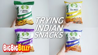 Trying Indian Snacks For The First Time | Crispy Murukku