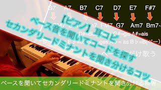 【耳コピ やり方】ベース音からコードを探す コードとスケールの関係