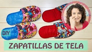 ZAPATILLAS de TELA | ligeras ZAPATILLAS de VIAJE (con patrones gratis)