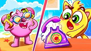 Ring Ring Song 🔔 | Funny Kids Songs 😻🐨🐰🦁 And Nursery Rhymes by Baby Zoo