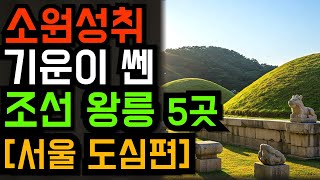 600년의 숨겨진 기운 소원성취 기도 명당 조선 왕릉 5곳 서울편ㅣ부자들이 몰래 찾는 기도처ㅣ왕들이 선택한 최고의 풍수ㅣ운명을 결정짓는 장소