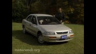 Motorweek 1995 Mazda Protege Road Test