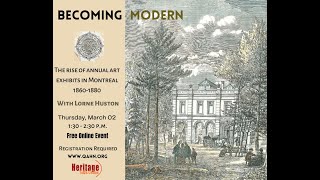 Becoming Modern: The Rise of Annual Art Exhibitions in Montreal, 1860-1880