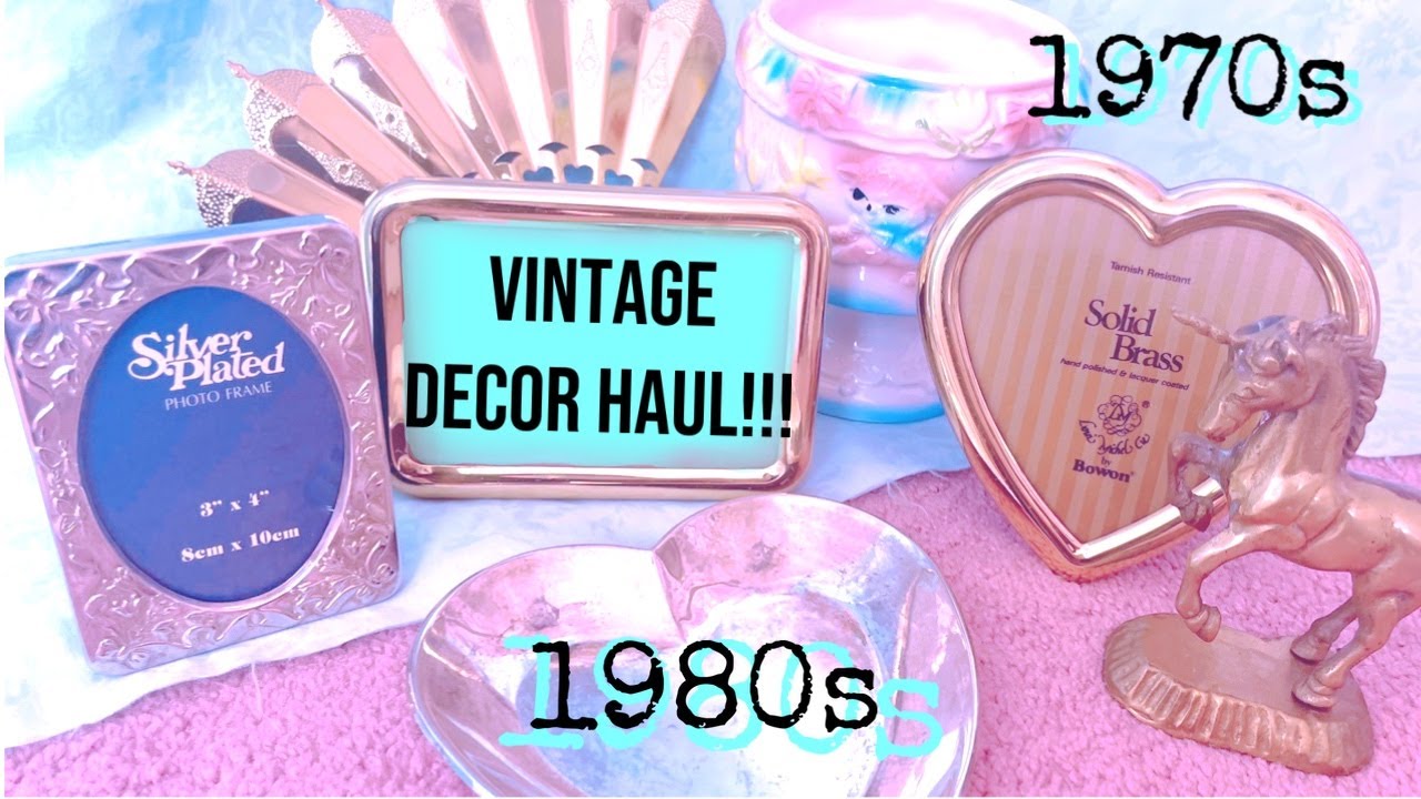 Vintage Decor Haul Youtube