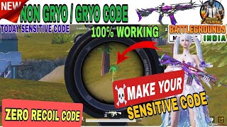 BGMI 3.6 UPDATE SENSITIVITY CODE | BGMI BEST SENSITIVITY SETTINGS | BGMI ZERO RECOIL SENSITIVITY