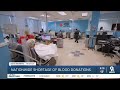 Nationwide shortage of blood donations