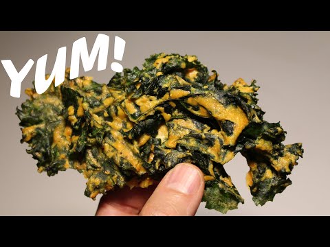 Raw Cashew Cheese Kale Chips Recipe