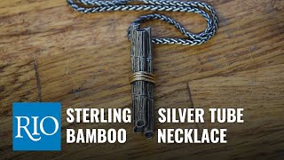 How To Make a Silver Bamboo Pendant | Jayne Redman Tube Cutting Jig