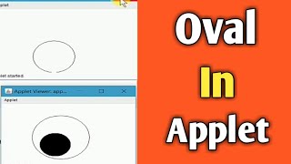 Oval in Applet || Java