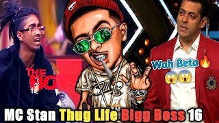 Mc Stan's Thug Life in Big Boss 16 ‎️‍🔥