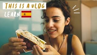 i made a sandwich | 🇪🇸 SPANISH VLOG for Spanish Learners! (w/ subtitles!)