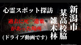 [過去に死○遺棄があった雑木林]心霊スポット探訪　新潟市某高校の脇雑木林_Full HD 1080p.mp4