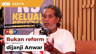 Peruntukan Ahli Parlimen pembangkang sokong PM, bukan reform dijanji Anwar, kata KJ