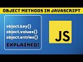 JavaScript's Object.keys(), values(), entries() — Explained the Easy Way!