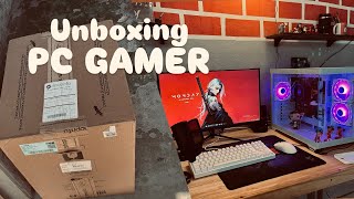 UNBOXING e teste/PC GAMER da SHOPINFO!