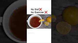 Lemon tea recipe - weight loss tea | how to make lemon tea #lemontearecipe #youtubeshorts