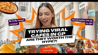 Reviewing VIRAL Restaurants in Delhi-CP (Connaught Place)🇮🇳 | Are they worth the hype!? Delhi Food🍕