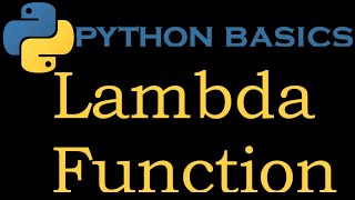 Python Basics 52 # Lambda Function